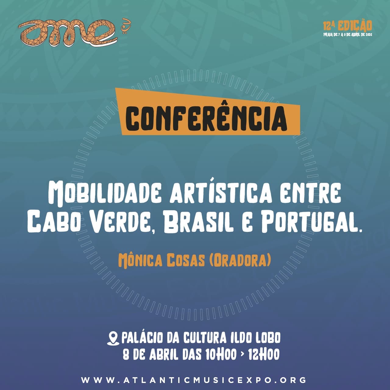 Conferência: Mobilidade Artística entre Cabo Verde, Brasil e Portugal